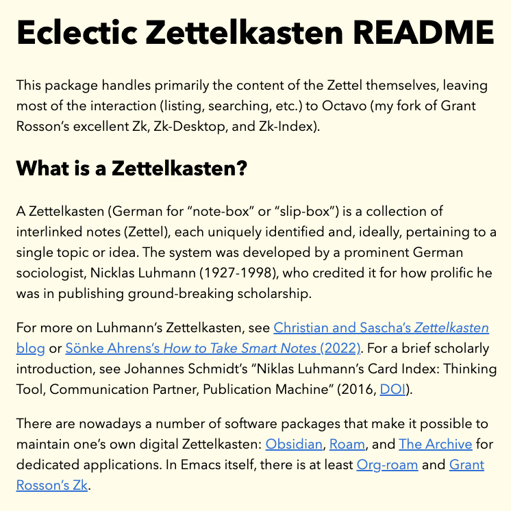 Preview of ezeka README.md file on this site.